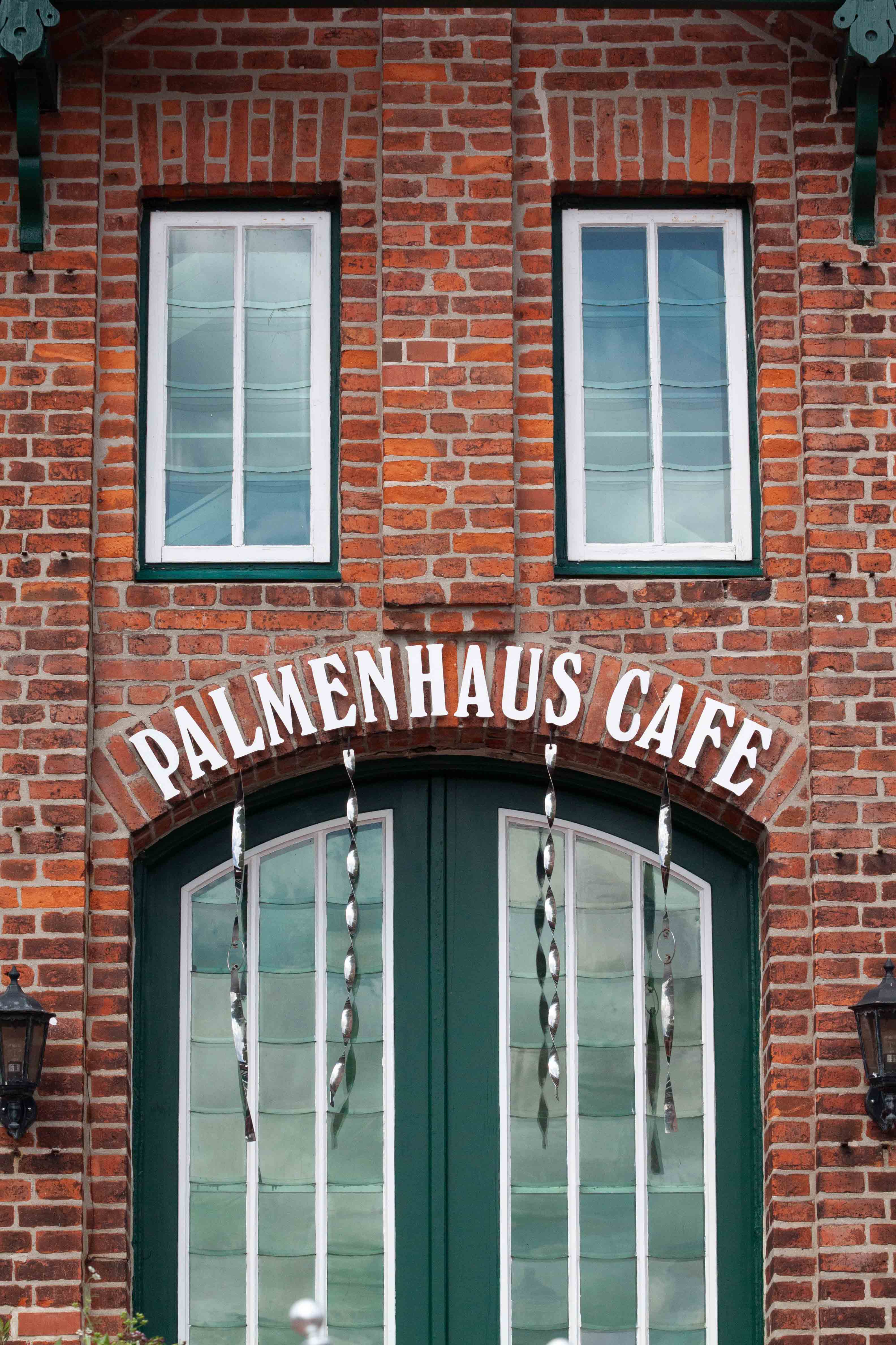 Palmenhaus Schriftzug